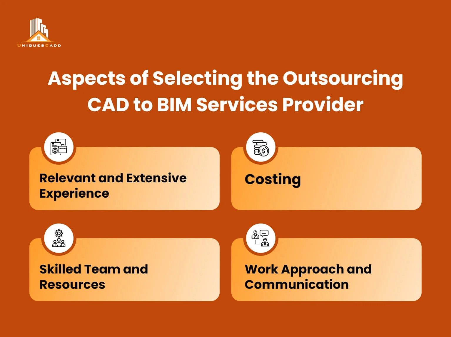 Aspects of Selecting the Outsourcing CAD to BIM Services Provider