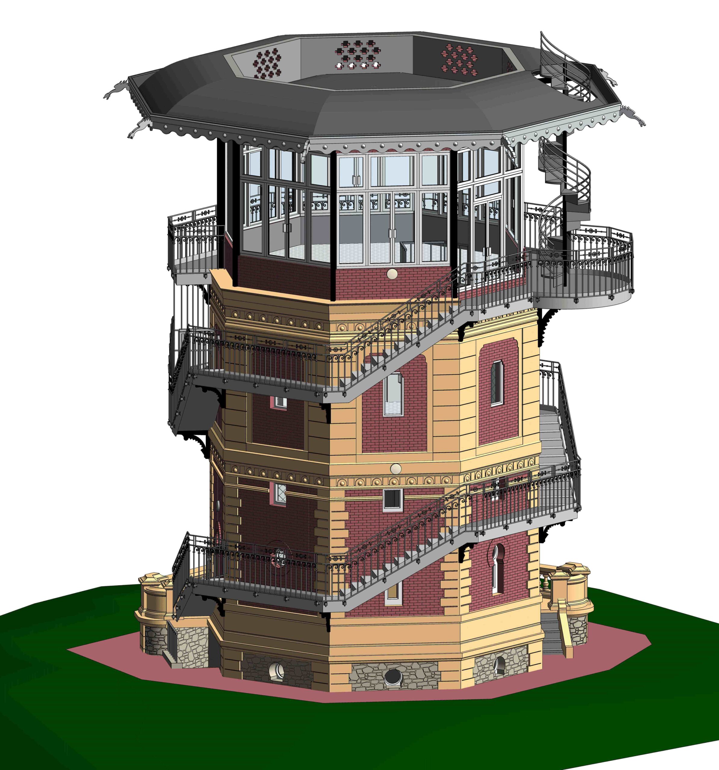 Architectural BIM services for a Historical tower