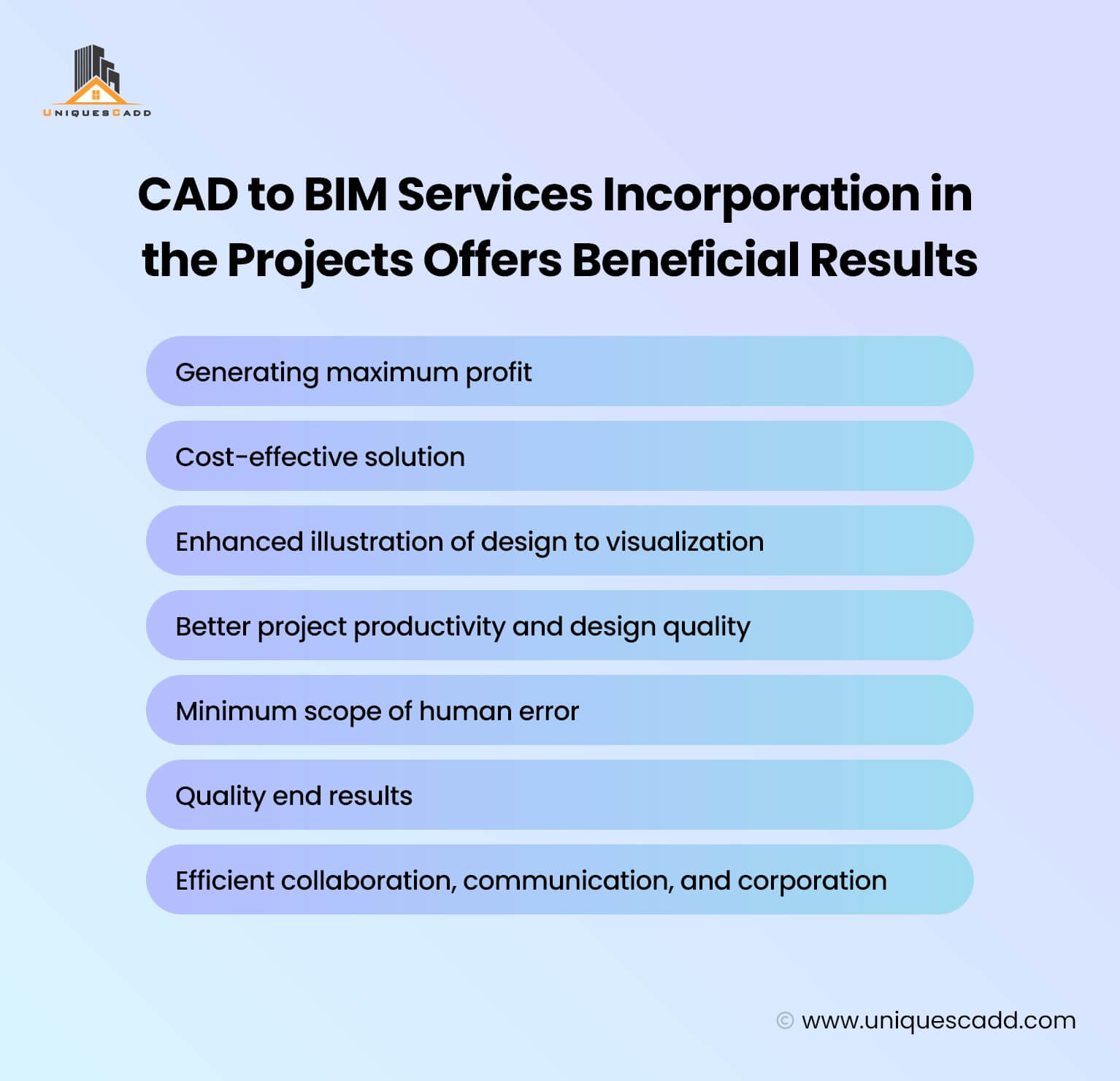 CAD to BIM Services Incorporation in the Projects Offers Beneficial Results