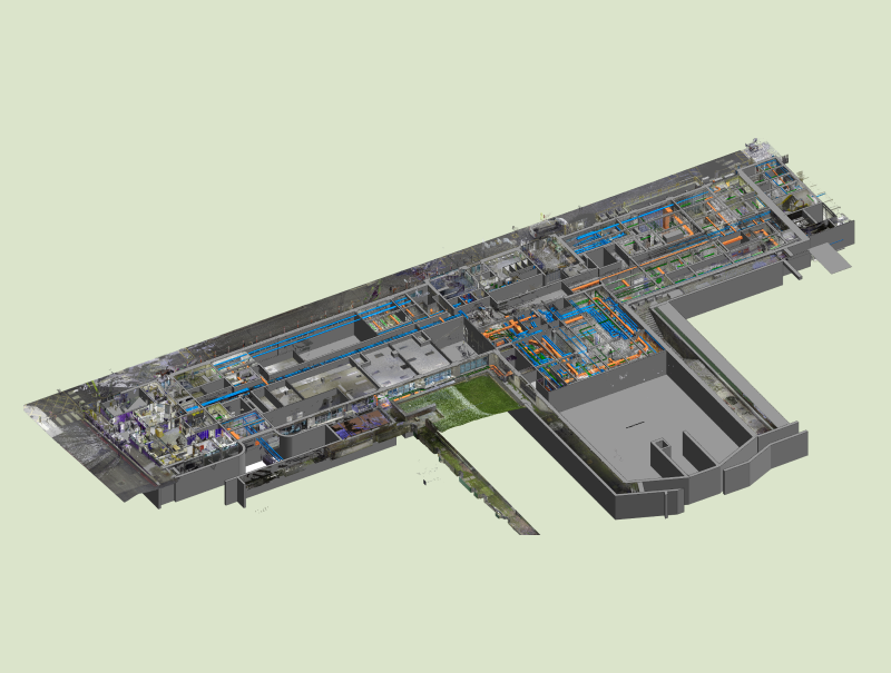 Point Cloud Scan to BIM Services