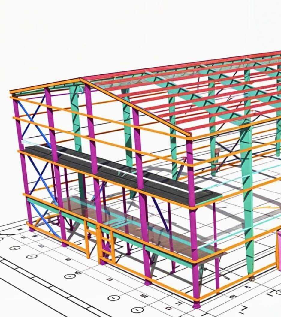 Evolution of Structural Steel Detailing: From 2D CAD to 3D BIM