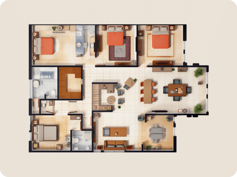 3D Floor Plan