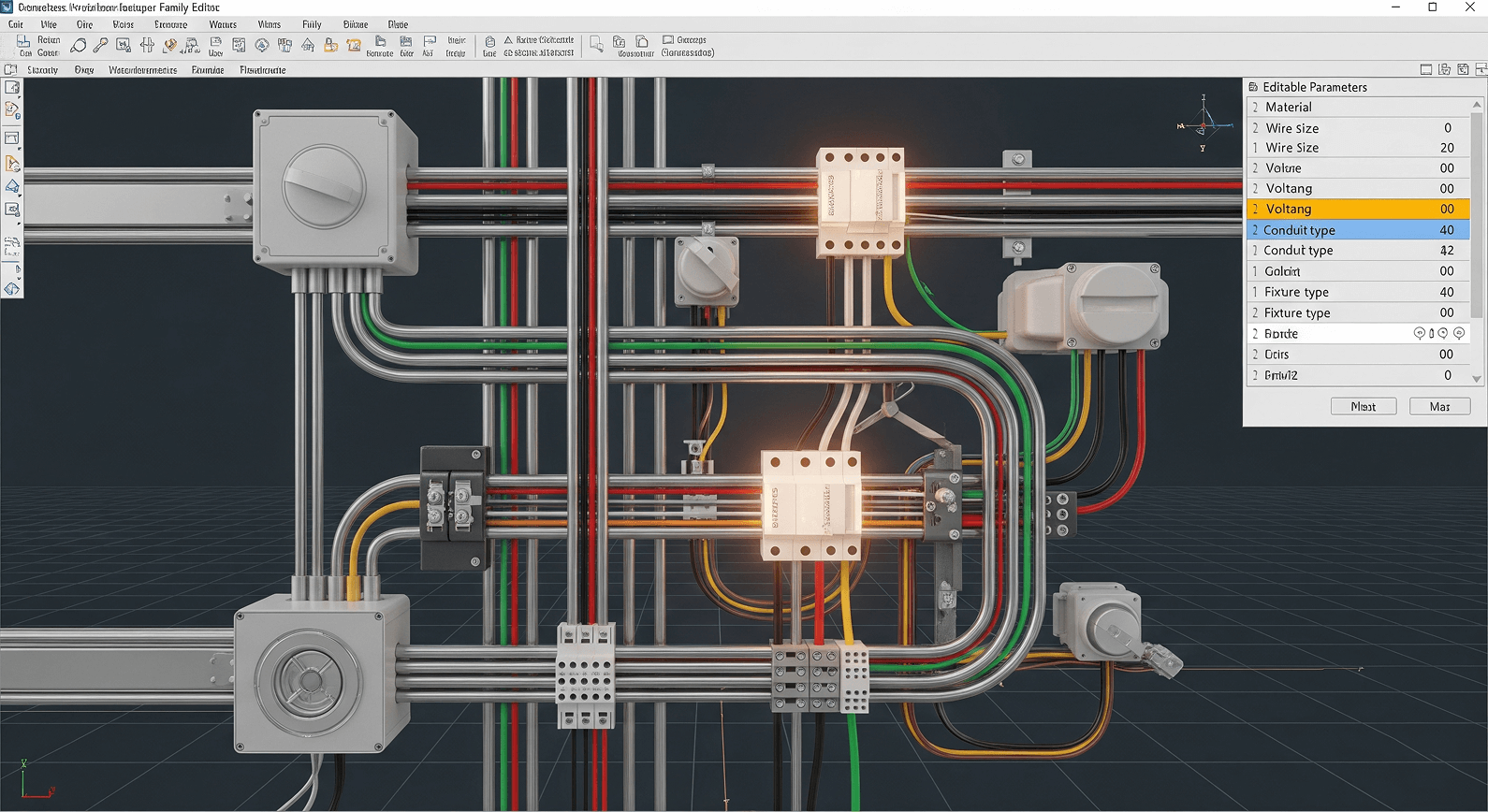 Electrical Revit Family Creation