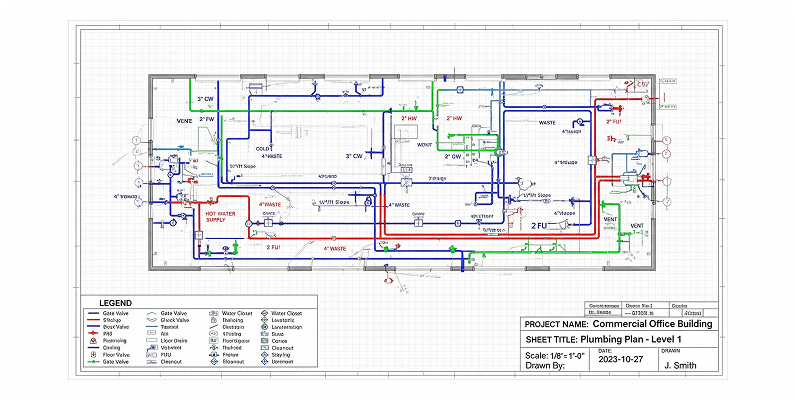 Plumbing Shop Drawing