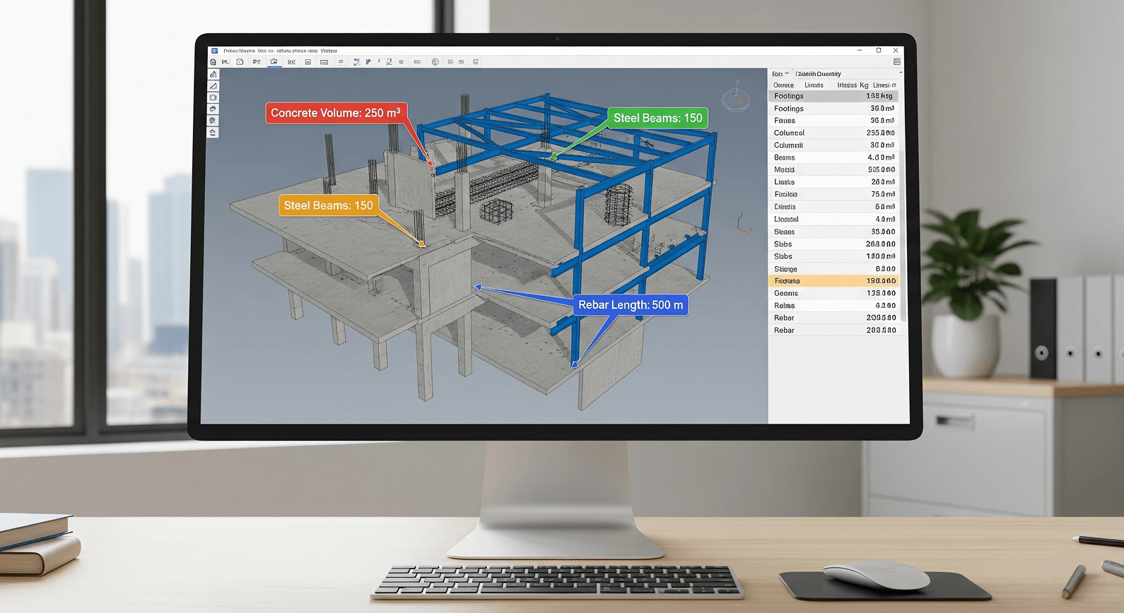Structural Quantity Takeoffs