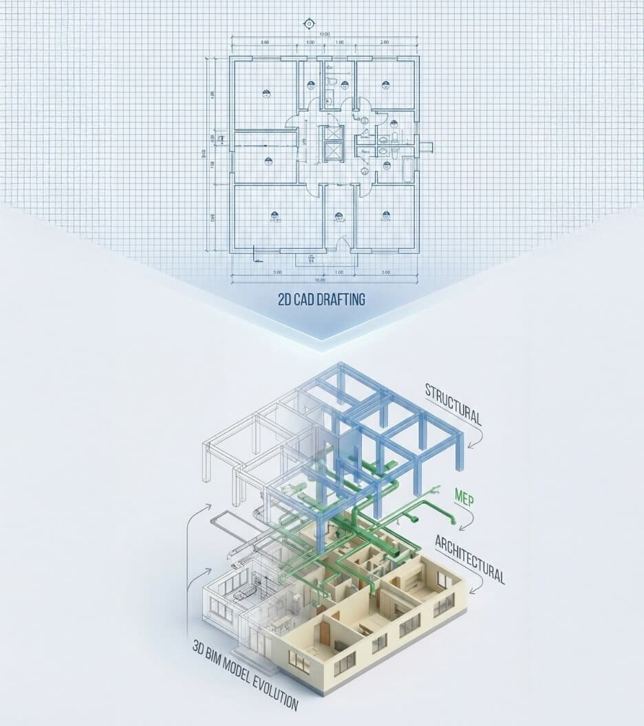 How CAD Drafting Services Support BIM Workflows