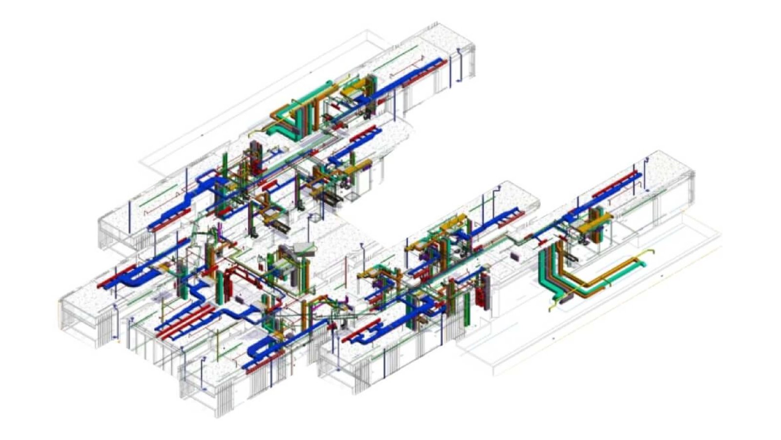 Coordinated MEPF Model for a Commercial Office Building in Liverpool, UK