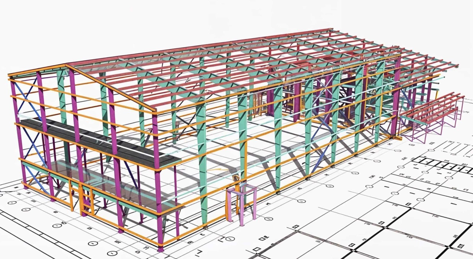 Evolution of Structural Steel Detailing: From 2D CAD to 3D BIM
