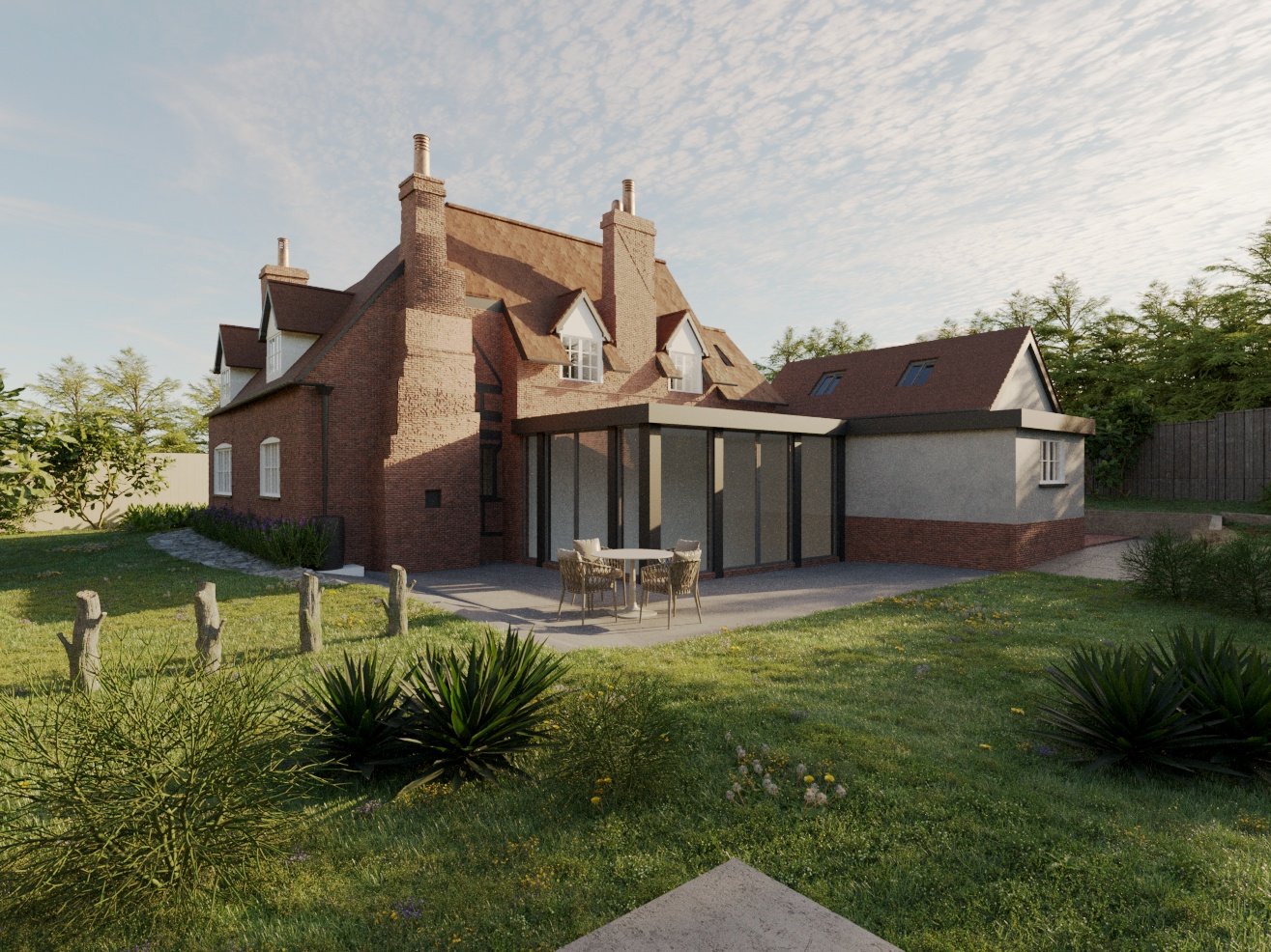 Exterior and Interior Designing for Residential House